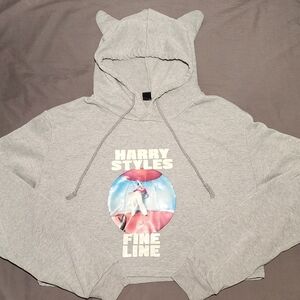 Harry Styles size L cropped hoodie with ears